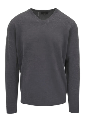Kinross Cashmere V-neck sweater - Grey