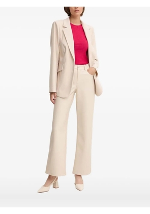 Sandro Ferrone single-breasted long-sleeve blazer - Neutrals