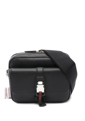 Gucci Pre-Owned 2020s Web leather shoulder bag - Black