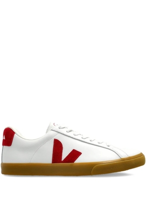 VEJA leather V-logo sneakers - White