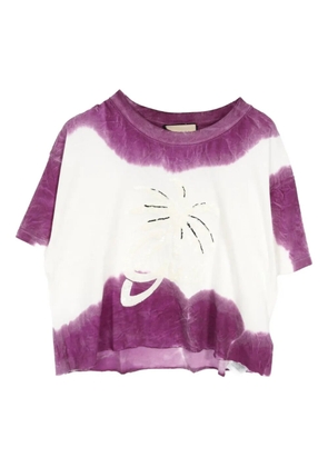 Gucci Pre-Owned 2010s sequin-embellished T-shirt - WHITE, PURPLE