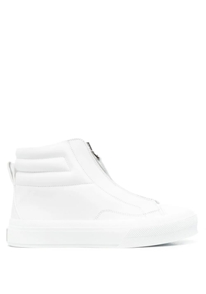 Givenchy zip-up high-top sneakers - White