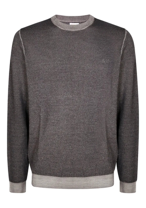 Sun68 wool crew neck sweater - Grey