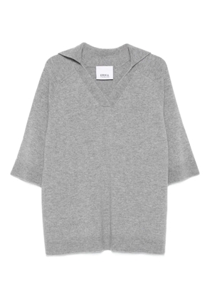 Erika Cavallini V-neck sweater - Grey