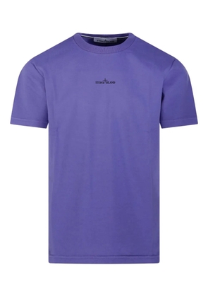 Stone Island compass-logo short-sleeve T-shirt - Purple