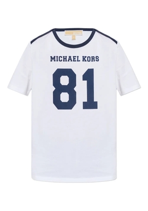 Michael Michael Kors number-graphic T-shirt - White