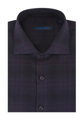 PATRICK ASSARAF checked shirt - Grey