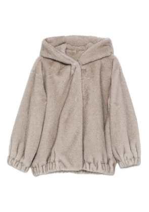 Antonelli faux-fur hooded jacket - Grey