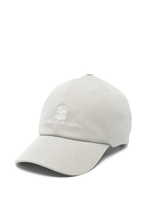 Brunello Cucinelli logo baseball cap - Grey
