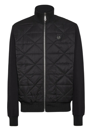 Philipp Plein quilted jogging jacket - Black