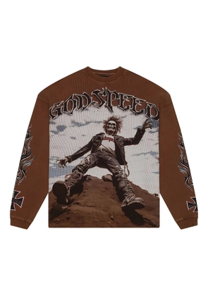 GODSPEED Rocker long-sleeve T-shirt - Brown
