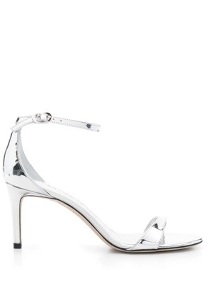 Stuart Weitzman 75mm Nudist II sandals - Silver