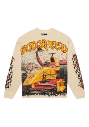 GODSPEED F1 Finishline long-sleeves T-shirt - Neutrals