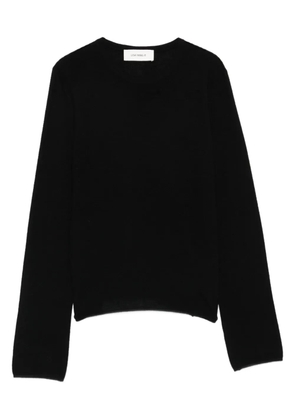 Lisa Yang Georgie long-sleeve crew-neck top - Black