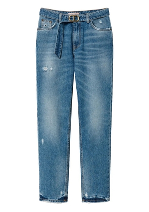 TWINSET belted jeans - Blue