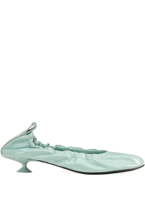 Sergio Rossi Orb cracked-effect pumps - Blue