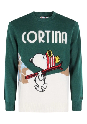 MC2 Saint Barth Snoopie graphic sweater - Green