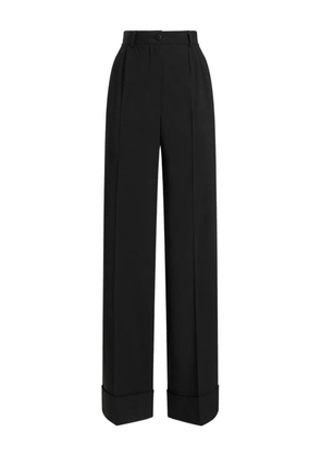 Dolce & Gabbana pleated wide-leg trousers - Black