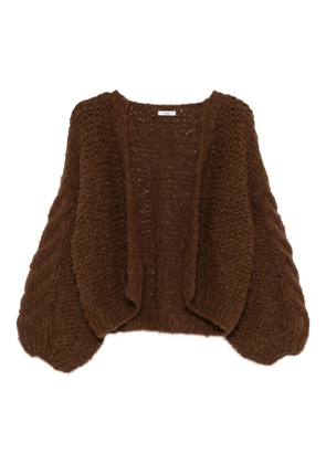 Maiami balloon-sleeve cardigan - Brown