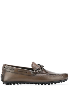Tod's City Gommino bow-detail loafers - Brown