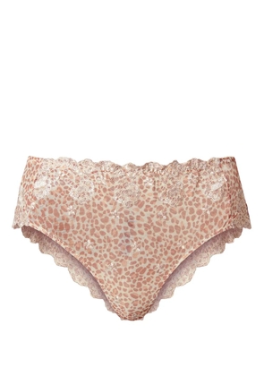 TWINSET leopard-print briefs - Neutrals
