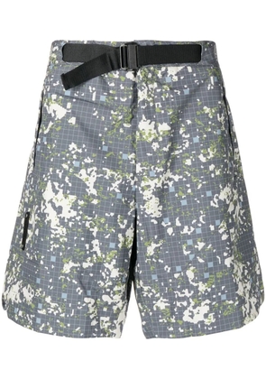 A-COLD-WALL* Nephin belted Bermuda shorts - Multicolour