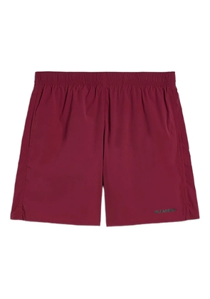 Jil Sander logo-print swim shorts - Red