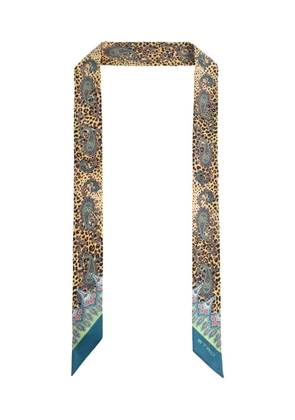 ETRO patterned silk scarf - Neutrals