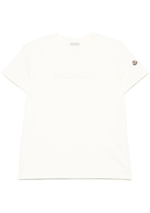 Moncler logo-embroidered T-shirt - White