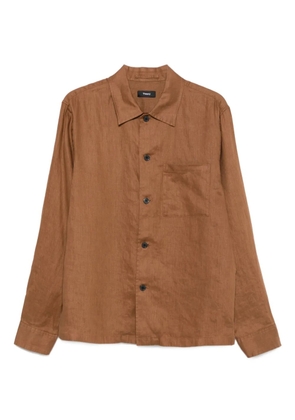 Theory linen shirt - Brown