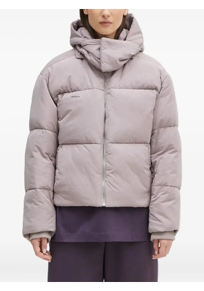 Pangaia hooded puffer jacket - Purple