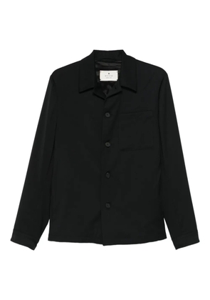 Manuel Ritz patch-pocket overshirt - Black