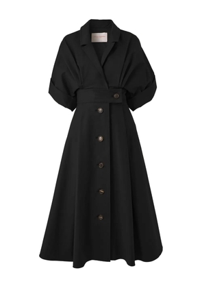 Carolina Herrera poplin midi dress - Black