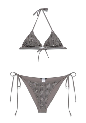 VENUJA crystal-embellished bikini - Grey