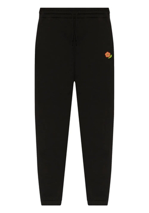 Kenzo logo cotton track pants - Black