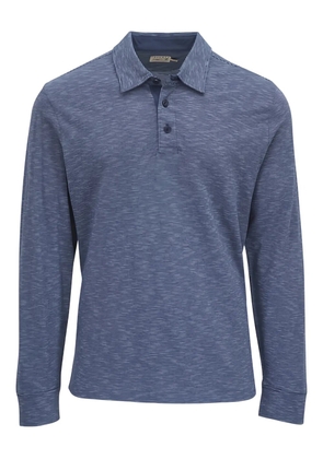 FAHERTY long-sleeve polo shirt - Blue