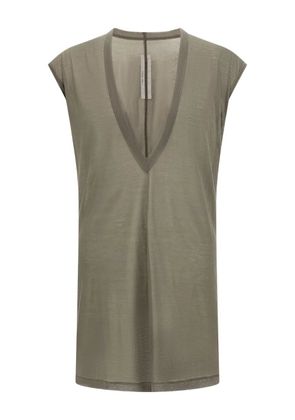 Rick Owens V-neck cotton T-shirt - Grey