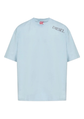 Diesel embroidered-logo T-shirt - Blue