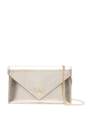 PINKO envelope flap chain mini bag - Gold