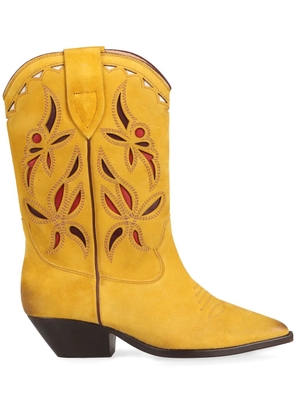 ISABEL MARANT Duerto Cowboy boots - Yellow