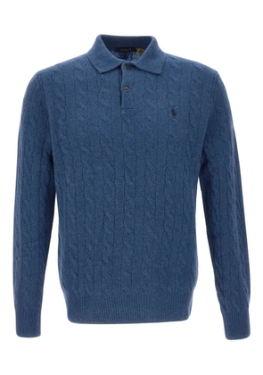 Polo Ralph Lauren cable-knit polo sweater - Blue