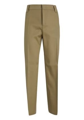 Valentino Garavani logo-appliqué tailored trousers - Neutrals