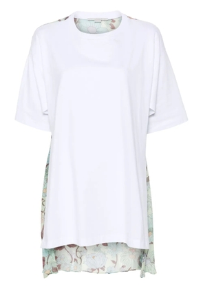 Stella McCartney floral-print panel T-shirt - Green