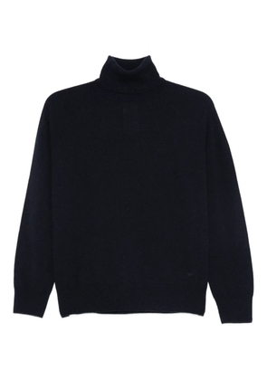 Emporio Armani roll-neck cashmere sweater - Blue