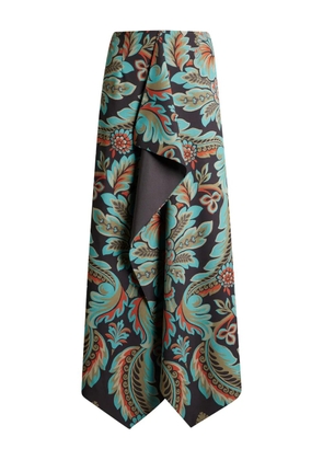 ETRO printed midi skirt - Black