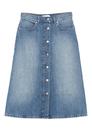 Stella McCartney button-front denim skirt - Blue