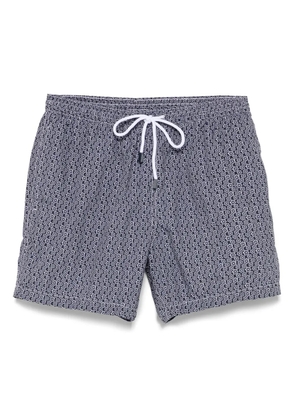 Barba floral-print swim shorts - Blue