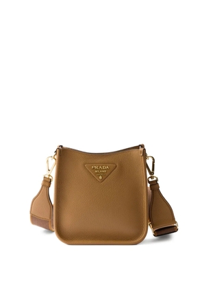 Prada mini leather shoulder bag - Brown