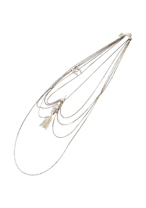 CHANEL Pre-Owned 1986-1988 Coco-mark necklace - Gold