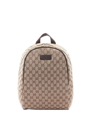 Gucci Pre-Owned 10s medium GG-supreme backpack - Neutrals